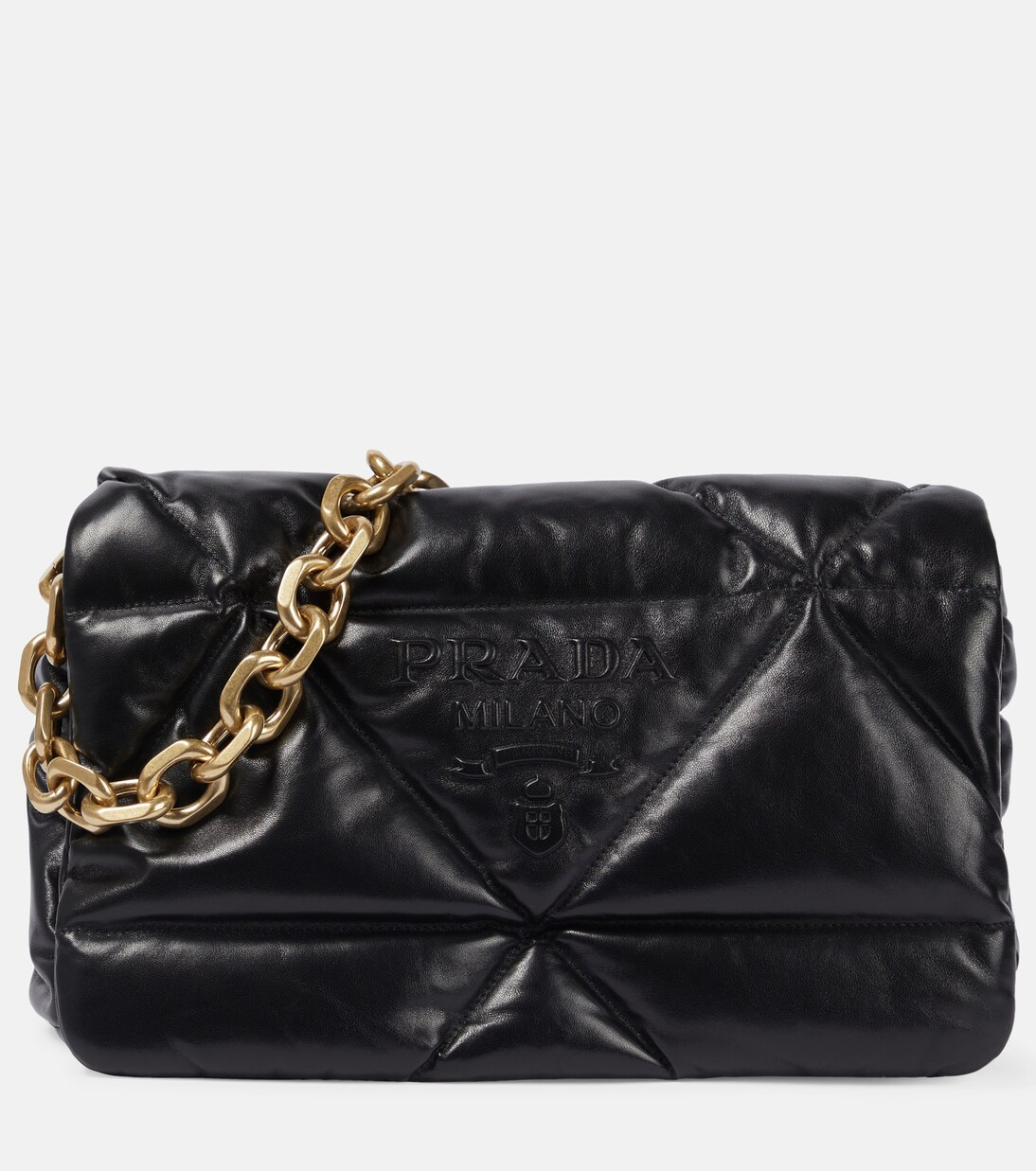 Quilted leather shoulder bag | Mytheresa (UK)