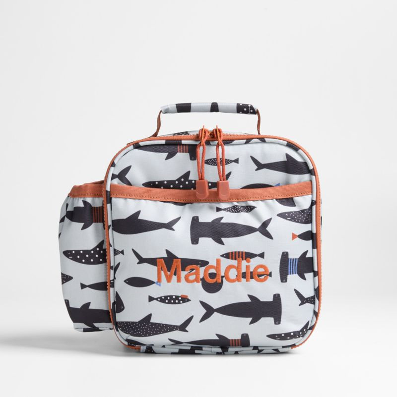 Shark School Soft Insulated Kids Lunch Box + Reviews | Crate & Kids | Crate & Barrel