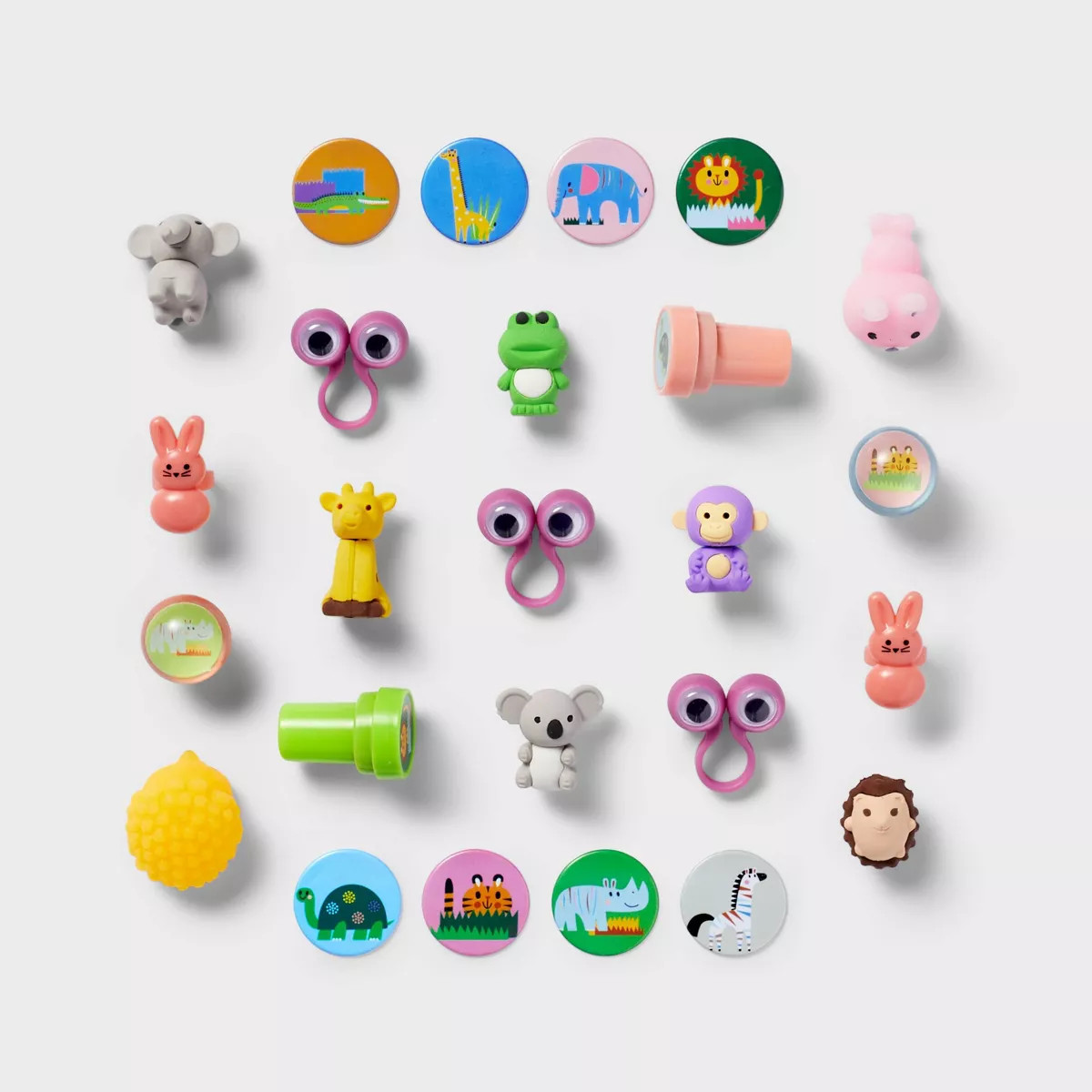 25ct Easter Plastic Eggs Filler Animal - Spritz™ | Target