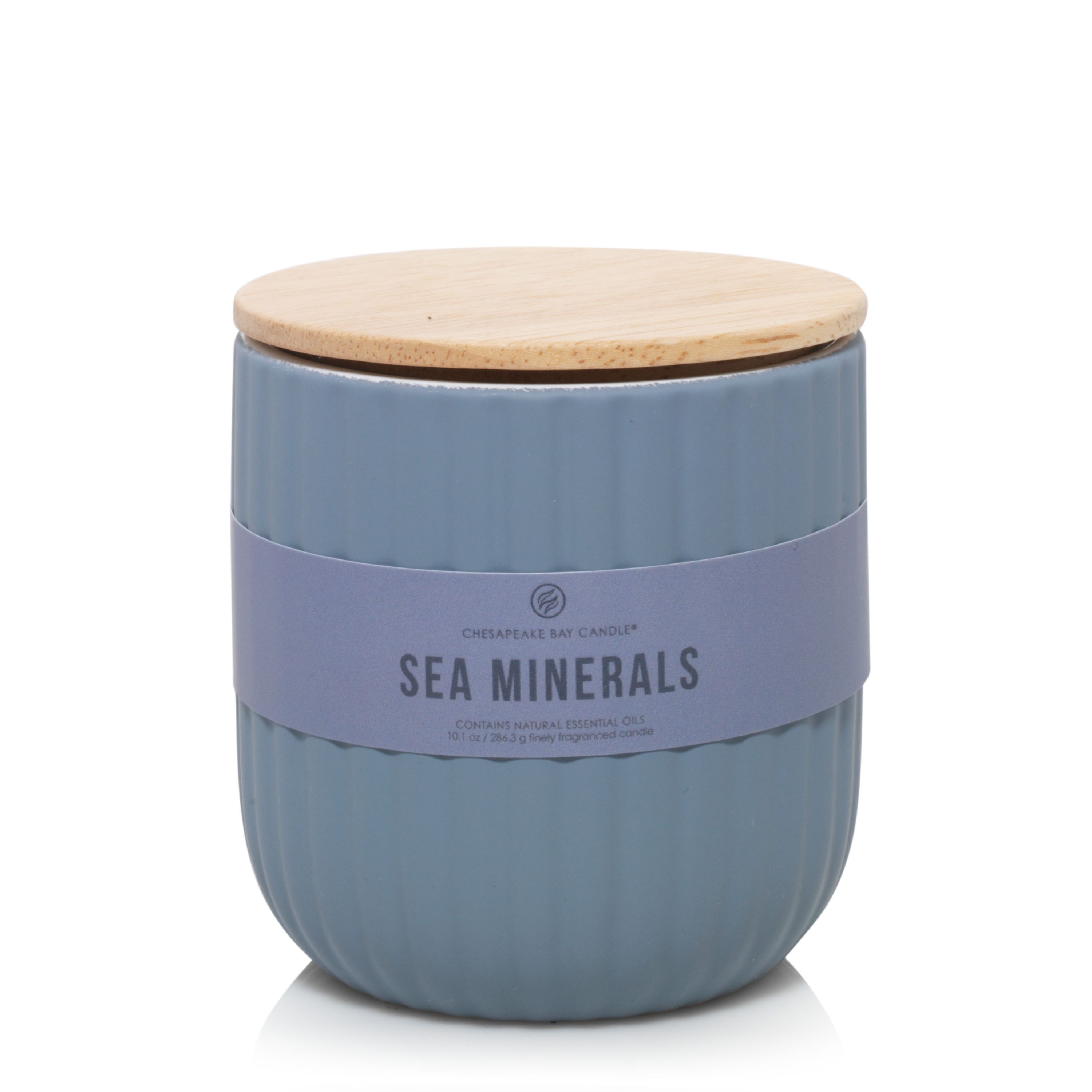 Chesapeake Bay Candle Minimalist Collection Sea Minerals - 10.1oz Soft-Touch Medium Ribbed Jar Ca... | Walmart (US)