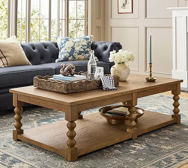 Chris Loves Julia Stacked Ball Coffee Table | Pottery Barn (US)