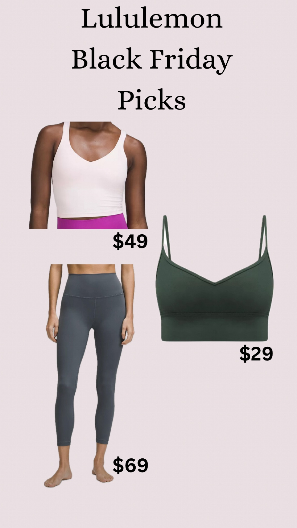 My purchases for the Lululemon Black Friday Sale! These are my tried and true  

#LTKGiftGuide #LTKCyberWeek #LTKHoliday