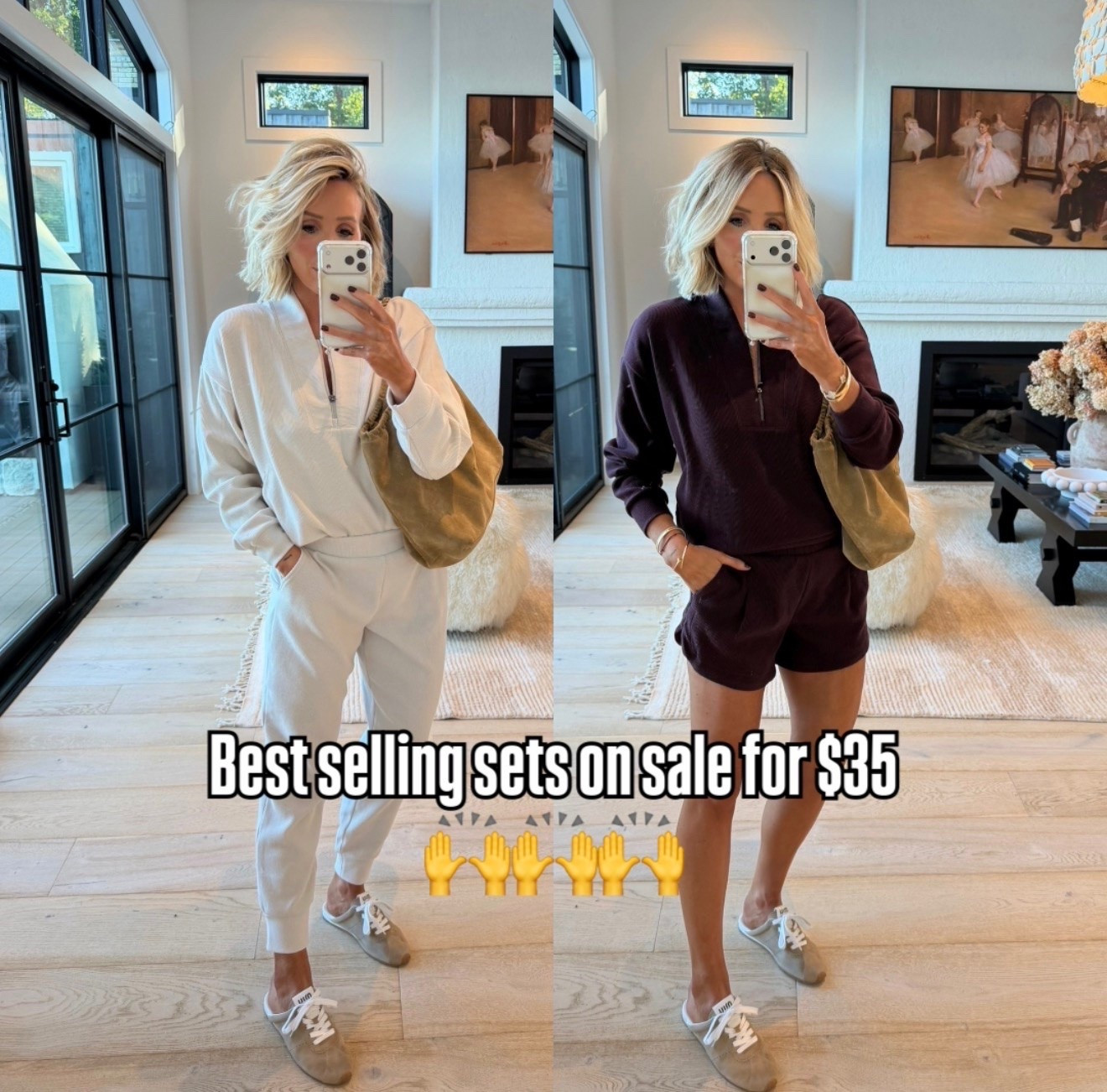 These sets are on sale for $35 😍🙌 I’m wearing a medium ✨