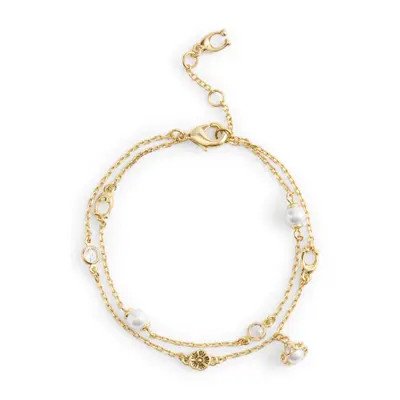 Pearl Charm Multi Strand Bracelet | Nordstrom