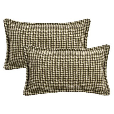 REGALWOVEN Fade-Resistant Houndstooth Decorative Soft Cozy Throw Pillow Covers 2 Pcs 20 x 12 Inch... | Target