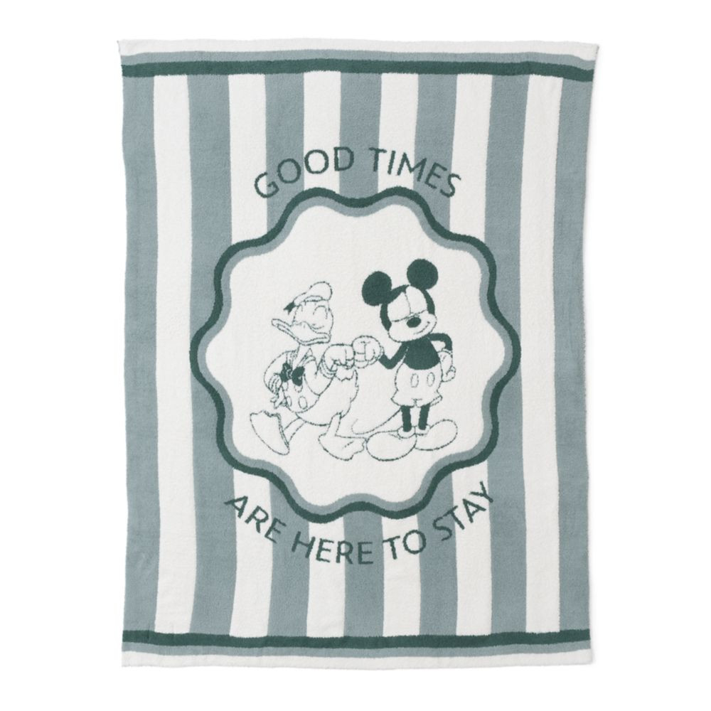 Mickey Mouse and Donald Duck CozyChic® Blanket by Barefoot Dreams | Disney Store
