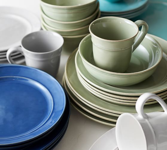Cambria Handcrafted Stoneware Dinner Plates | Pottery Barn (US)