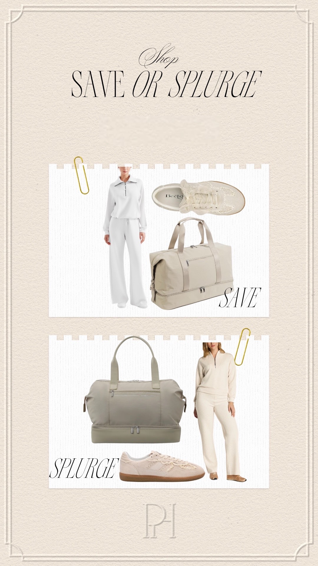 save or splurge? which look are you choosing??

#LTKTravel #LTKdayinmylife #LTKSeasonal