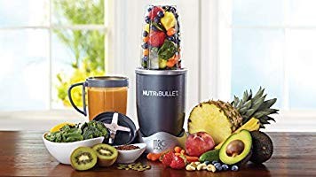NutriBullet NBR-1201 12-Piece High-Speed Blender/Mixer System, Gray (600 Watts) | Amazon (US)