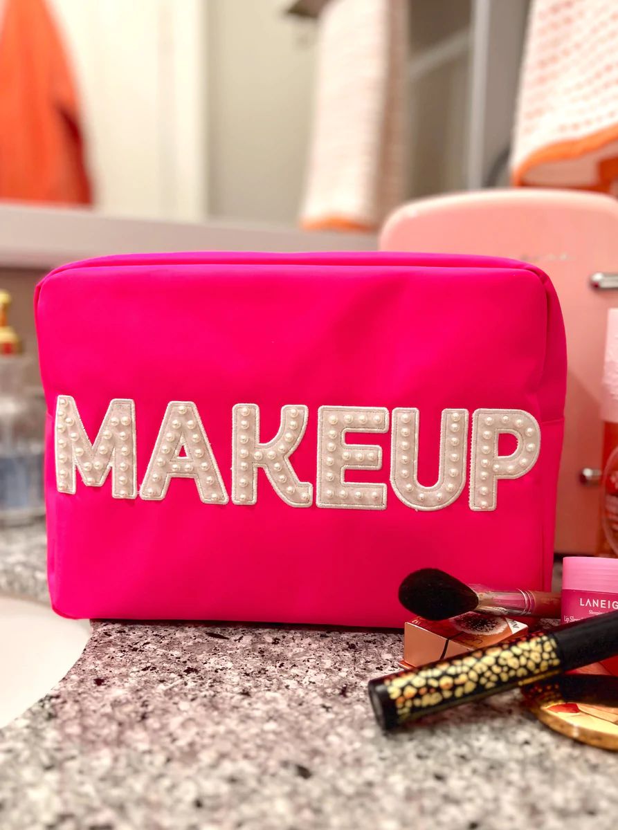 Makeup XL Bag - Hot Pink | KenzKustomz