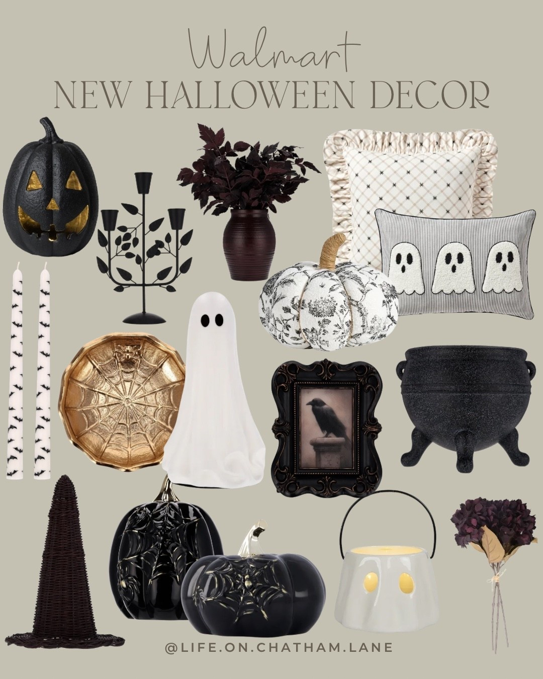New My Texas House Halloween decor!  The witches hat is such a great designer dupe!

#LTKHome #LTKSeasonal
