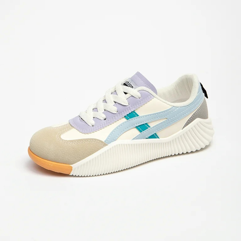 BERANMEY Women's Tennis Sneakers Walking Flat Low-Top Casual Lace-Up Orthopedic Sneakers For Wome... | Walmart (US)