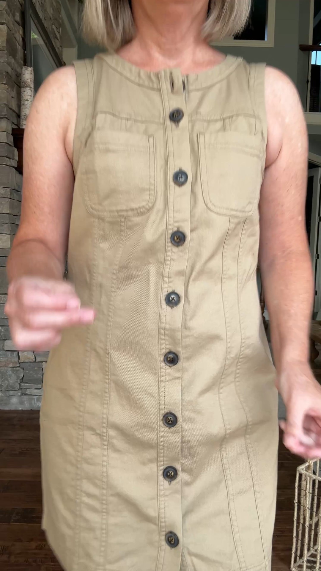 Cute New utility Jean dress styled with black accessories to really make the outfit complete. This runs big!! Easy breezy outfit idea  I recommend going down two sizes from your normal. 

#LTKOver40 #LTKStyleTip