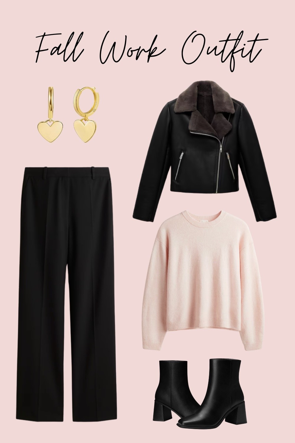 Fall wear. Fall Fashion. Fall Fashion. Fashion. Fall Outfit. Boots. Sweater. Slacks. Work outfit. Booties. Ankle boots. Accessories. Earrings. Coat. Jacket.

#LTKSeasonal #LTKWorkwear #LTKootd