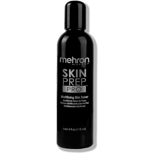 Mehron Makeup Skin Prep Pro Mattifying Skin Toner | Long Lasting Pre-Makeup Primer 4 fl oz (120 ml) | Amazon (US)