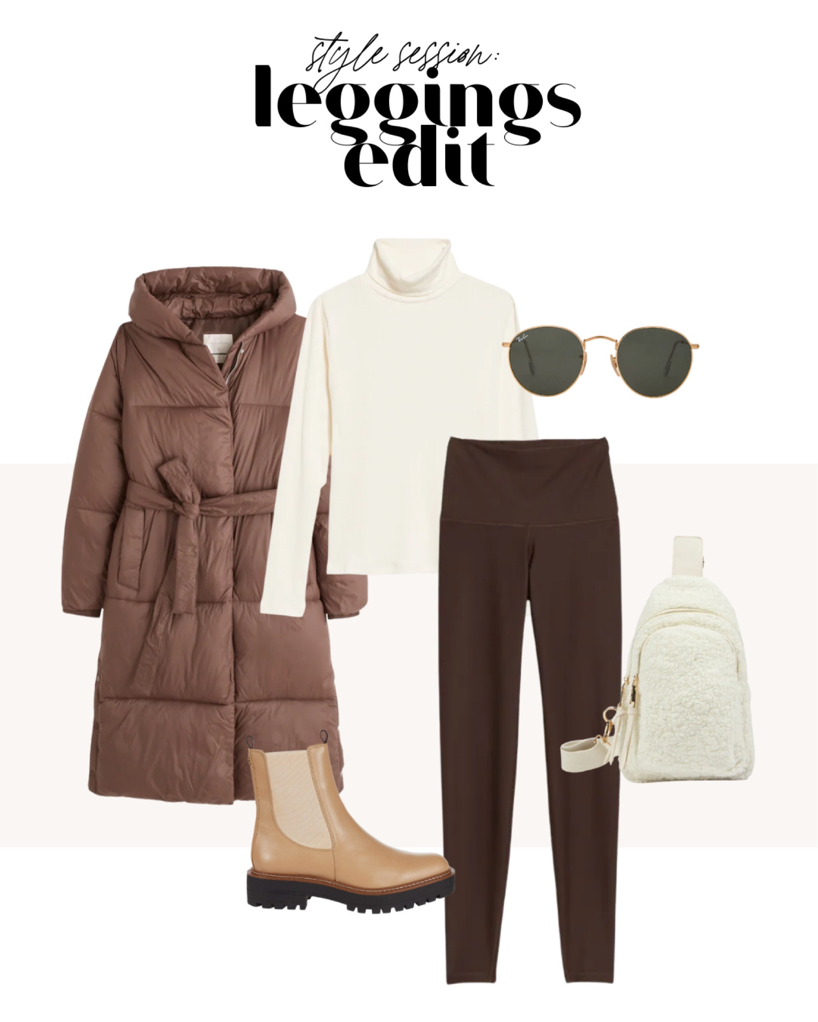 Puffer coat outfit idea high rise leggings outfit casual leggings outfit idea 

#LTKsalealert #LTKunder50 #LTKstyletip
