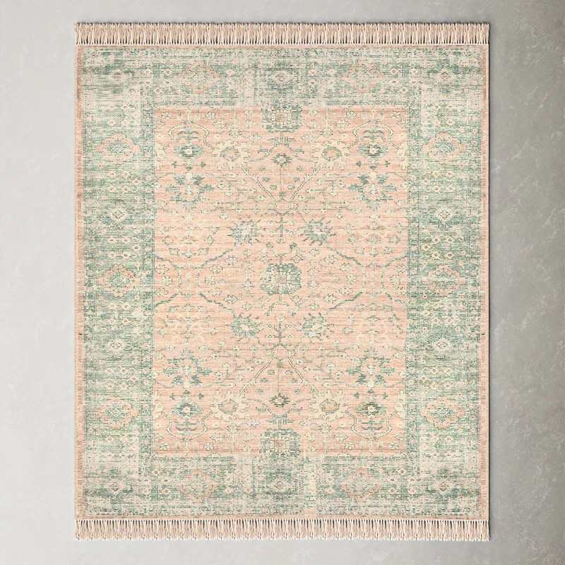 Tucson Handmade Flatweave Camel/Sage Rug | Wayfair North America