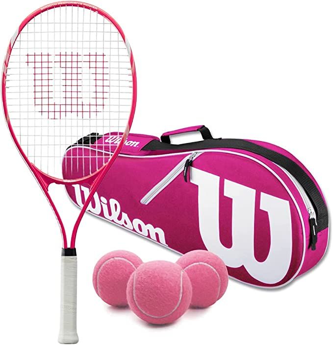 Wilson Serena Pro Lite Tennis Racquet Bundled with an Advantage II Tennis Bag and 1 Can of Pink T... | Amazon (US)
