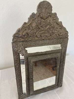 Dutch Baroque style embossed cushin mirror cabinet 19th century | eBay US