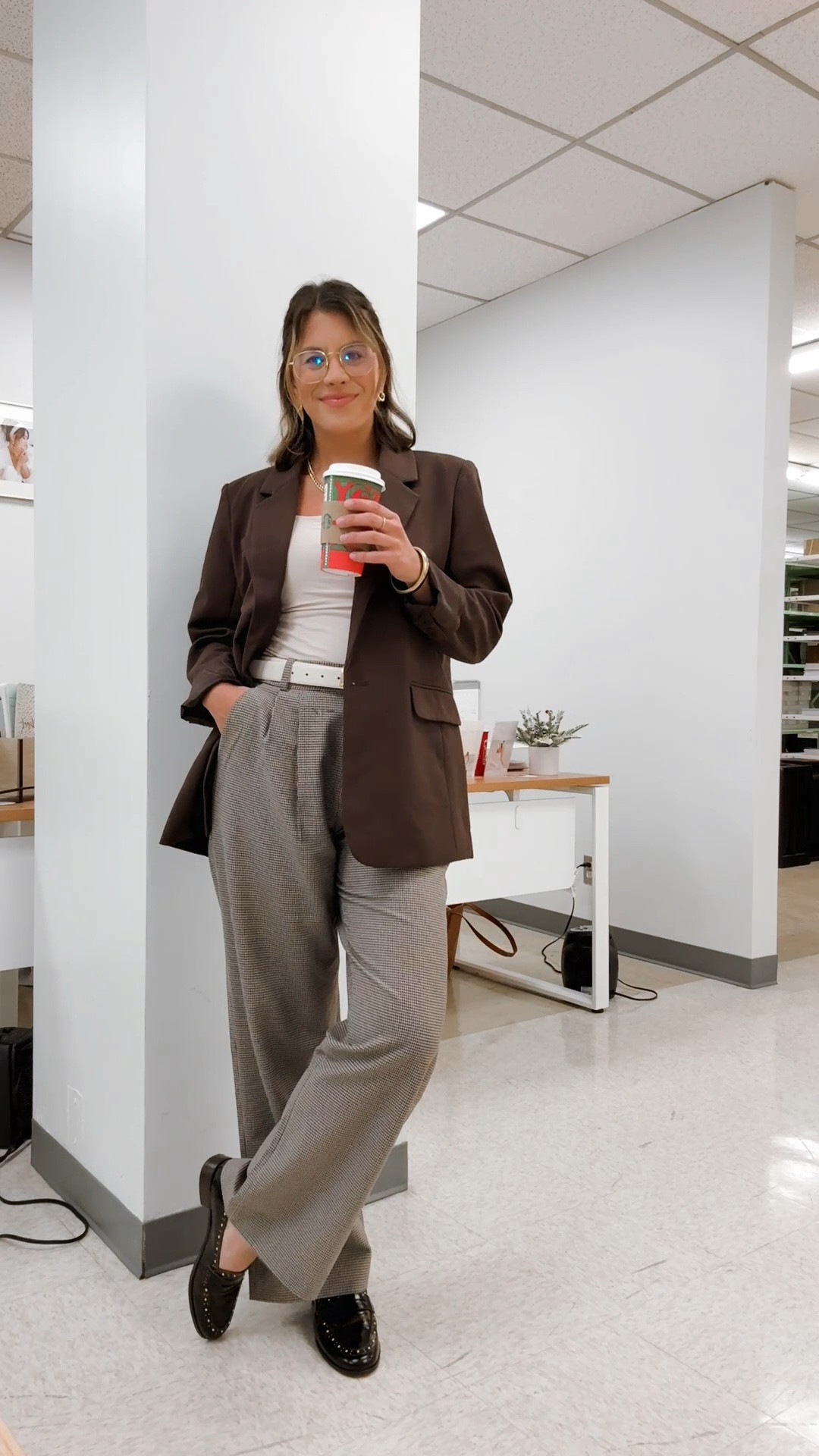 My secret to a killer work wardrobe? Always follow the 3 piece rule. AKA, never leave home without 3 pieces when it comes to your outfit. Here - instead of going with just a top and trousers I added that 3rd element with the blazer which helped instantly elevate the look  

#LTKSeasonal #LTKootd #LTKWorkwear