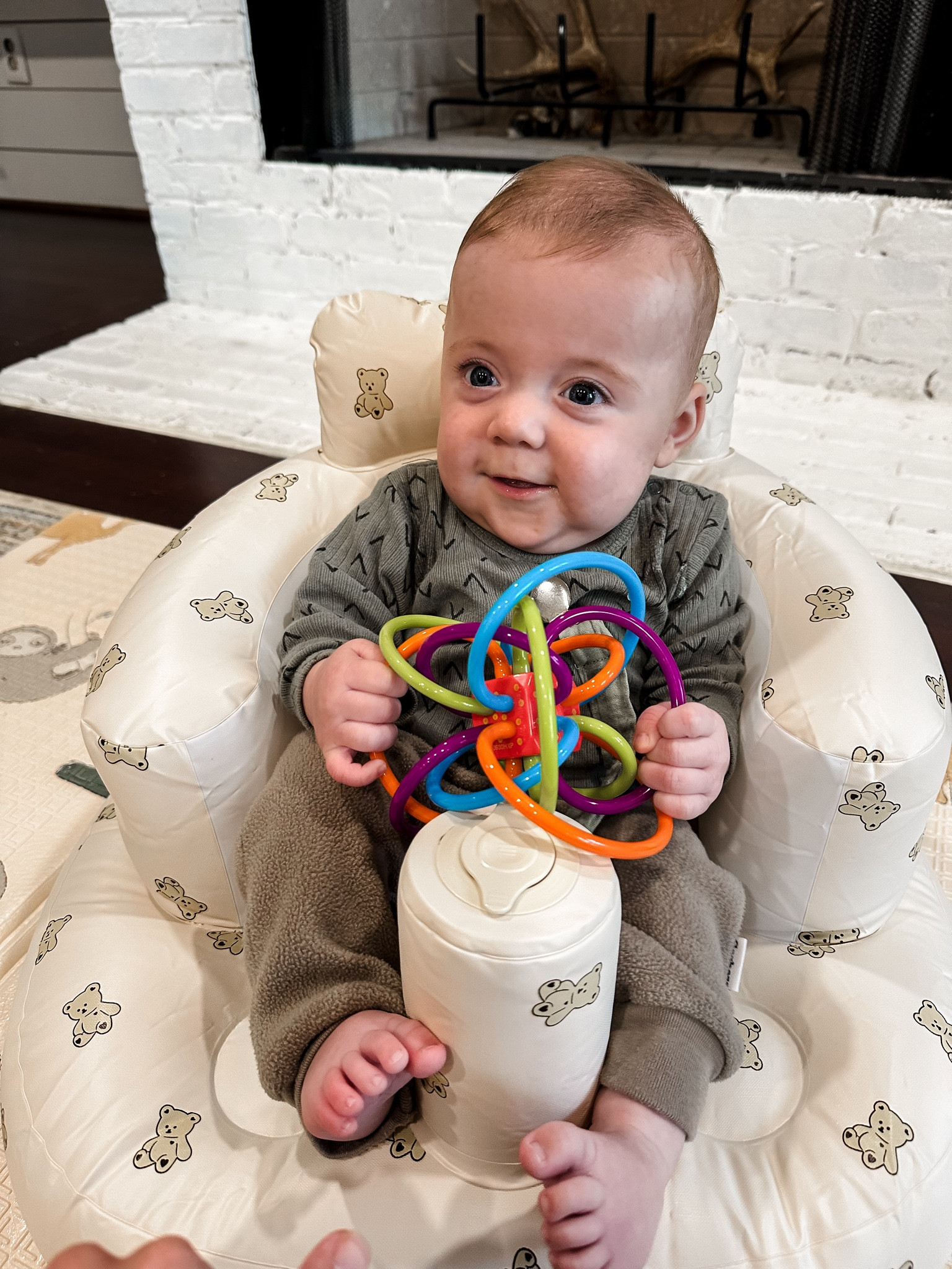 Our favorite inflatable chair that we can bring on the go! And of course our favorite toy right now!! 

#LTKTravel #LTKBaby