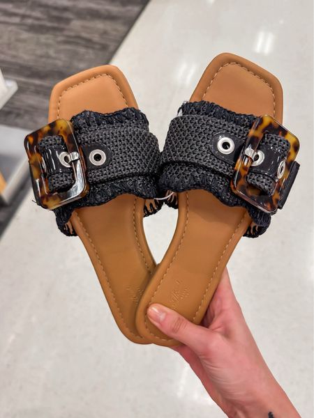 Tortoiseshell buckle sandals - $25 at Target! 

Raffia sandals // slide sandals // $25 sandals // target fashion 

#LTKshoecrush #LTKfindsunder50 #LTKstyletip