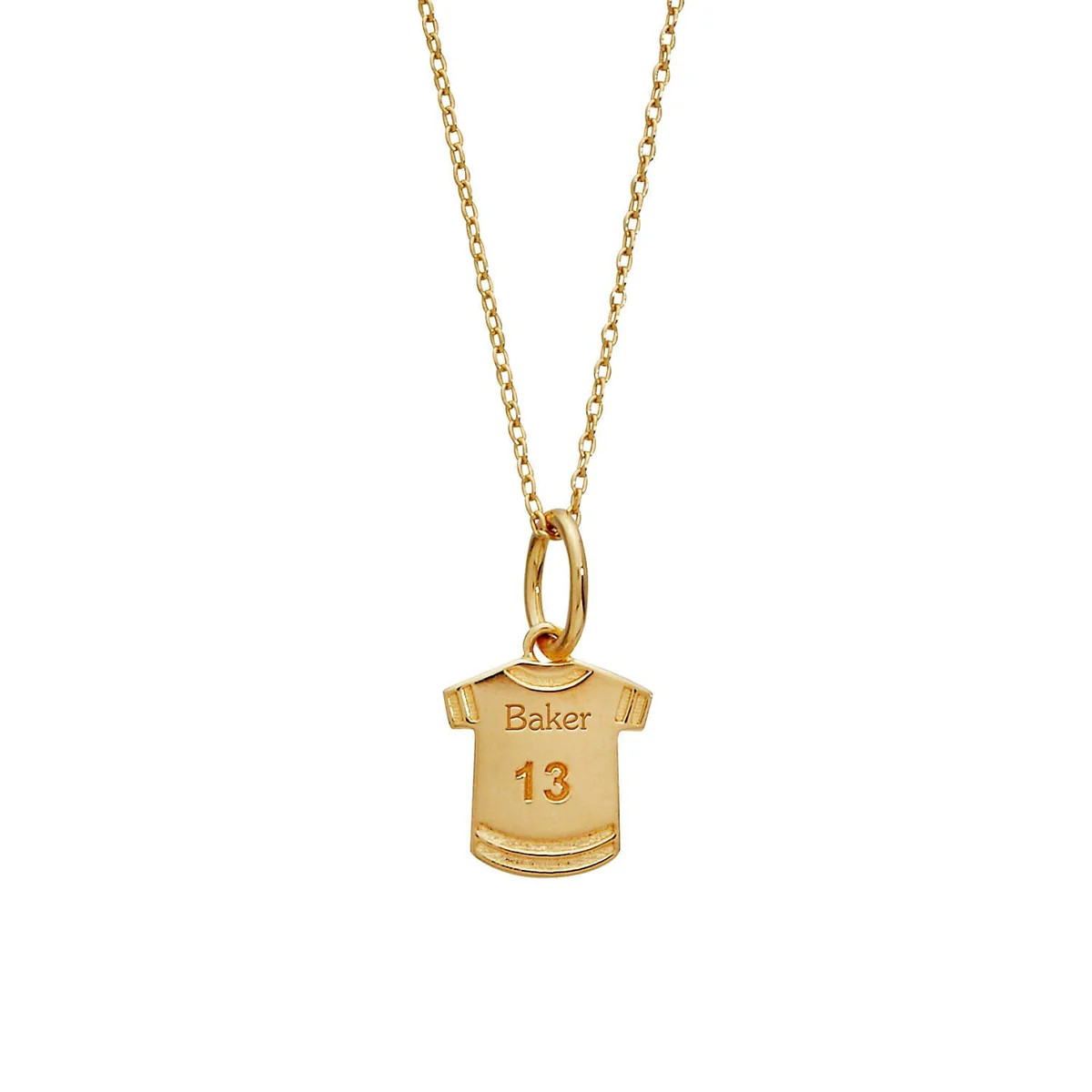 Jersey Charm Necklace | Tiny Tags (US)