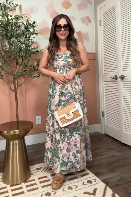 Love this floral maxi dress. 20% off today with an additional 15% off with code AFCHAMP. Wearing small petite 



#LTKfindsunder100 #LTKsalealert #LTKstyletip