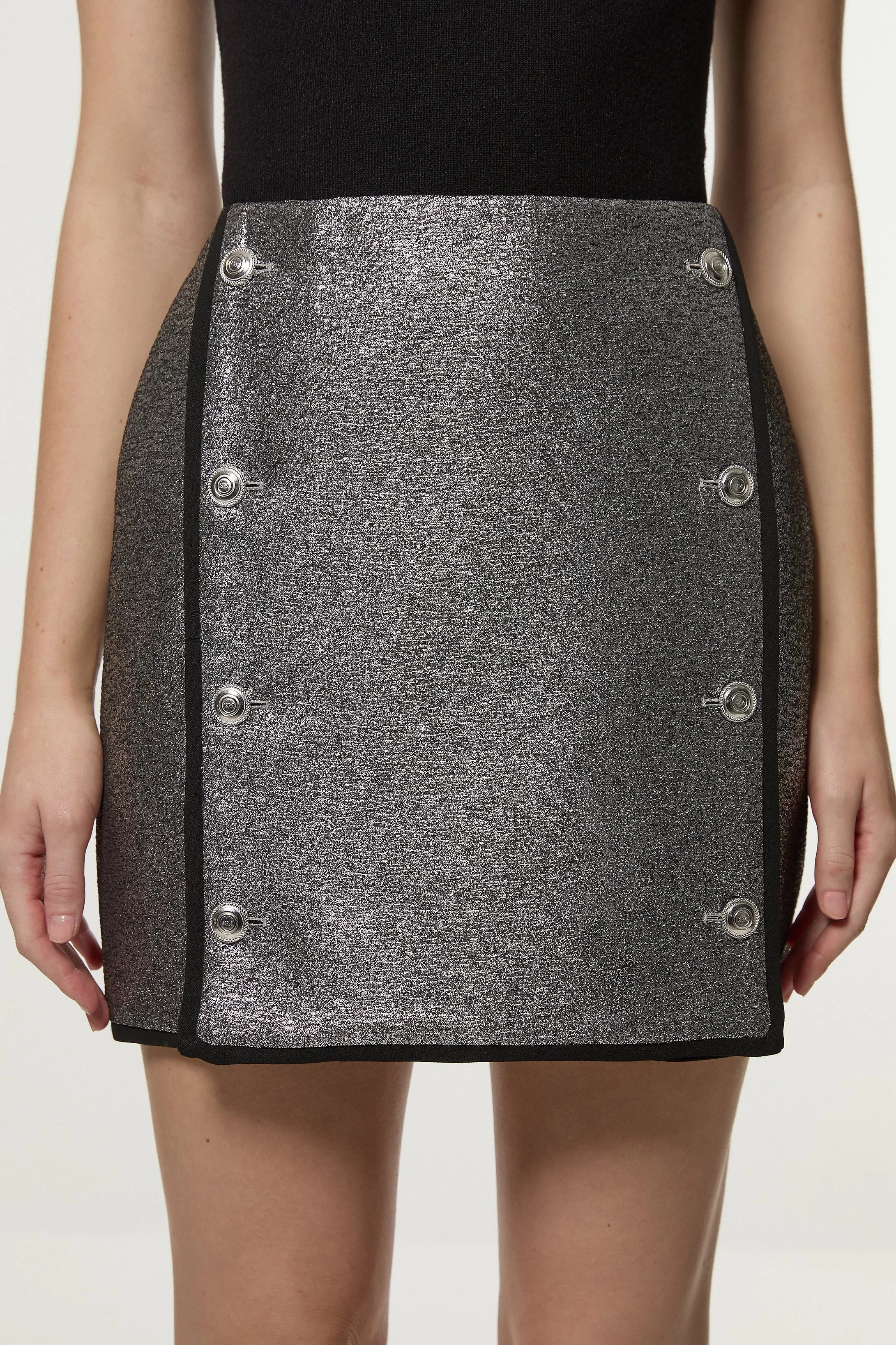 Jacquard Tailored Mini Skirt | Karen Millen US
