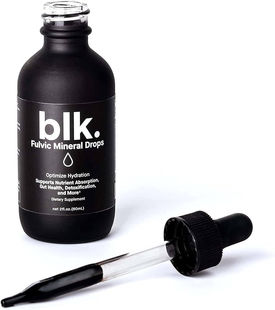 blk. Mineral Drops, 2oz, Alkaline Water Drops with Concentrated Fulvic Minerals, Bioavailable Ful... | Amazon (US)