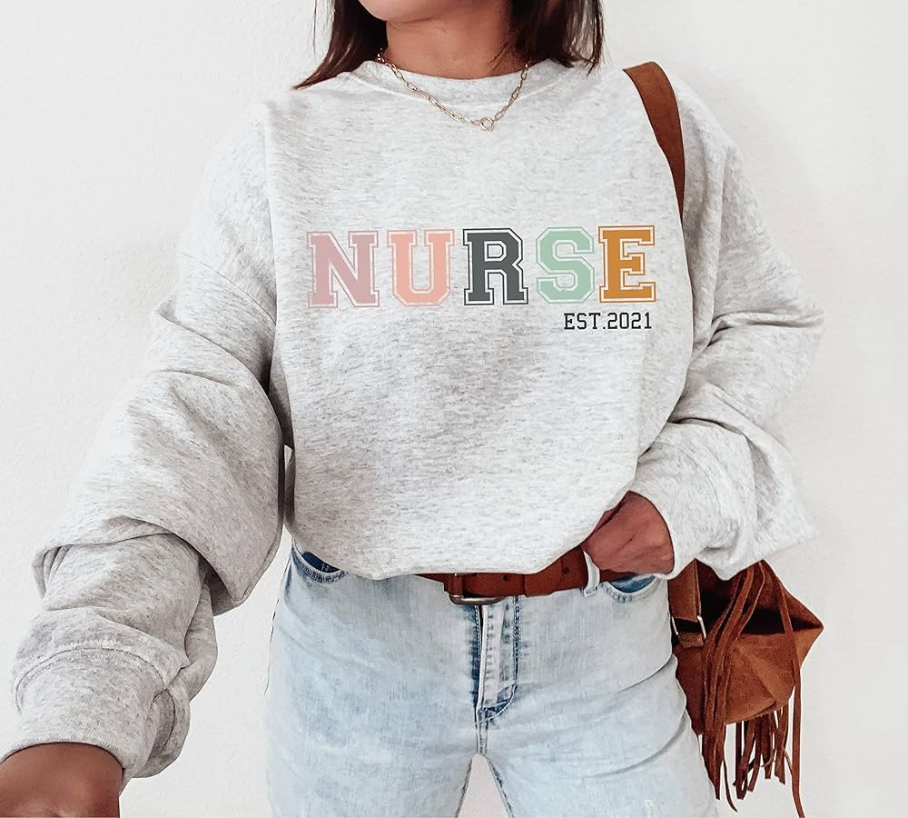 Nurse Week Gift Nurse Sweatshirt Nurse Gift Appreciation Nurse Shirt Nurse Life Graduation | Amazon (US)