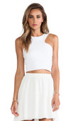 Click for more info about Racer Front Crop Top