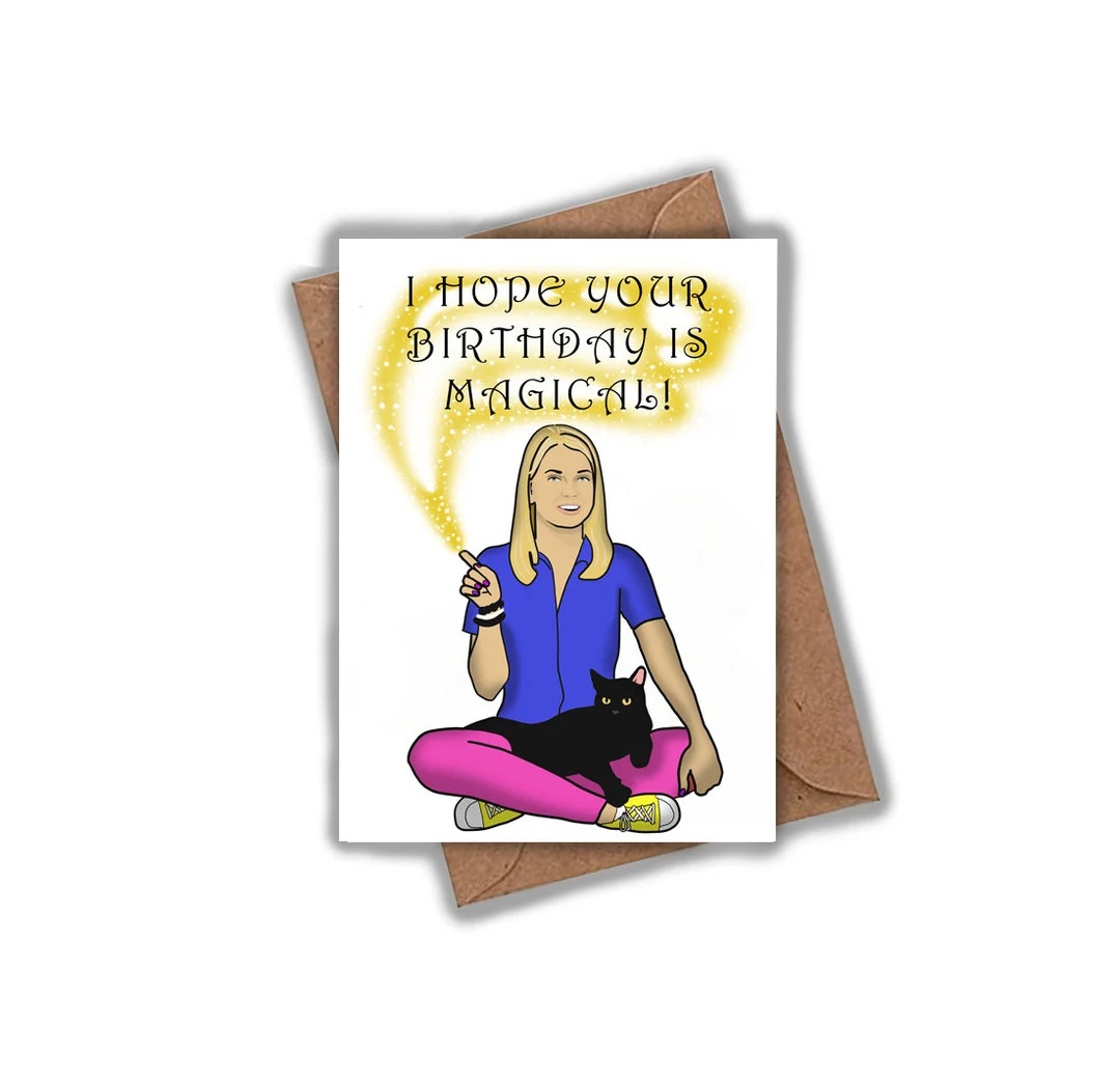Sabrina the teenage witch Birthday Card | Etsy (US)
