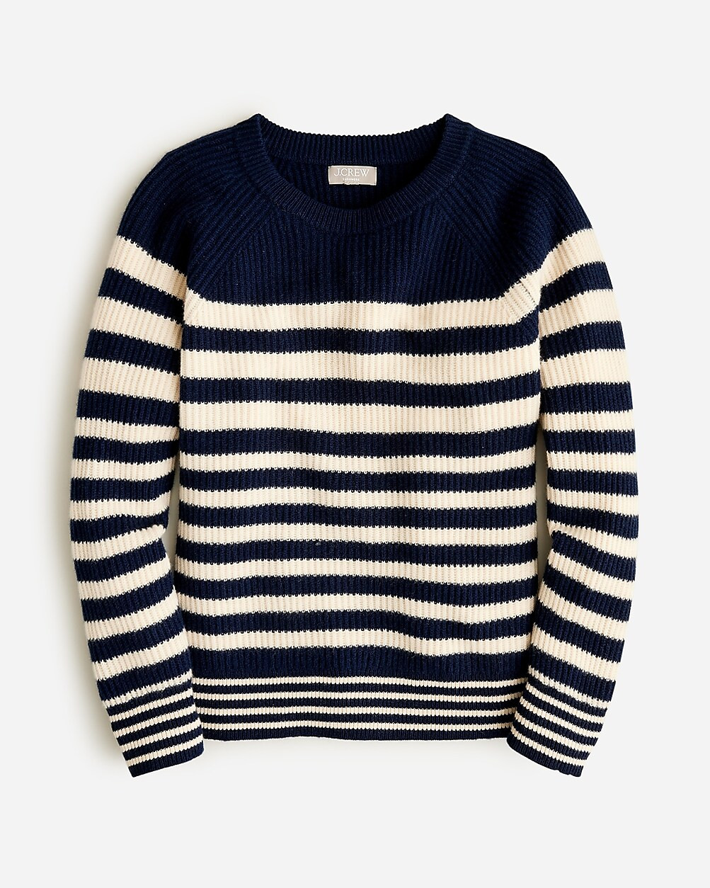 Ribbed cashmere oversized crewneck sweater | J. Crew US