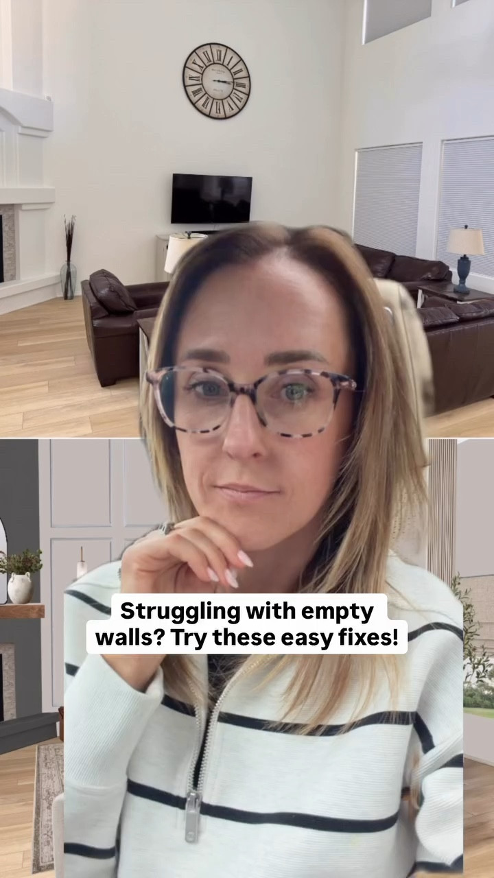 SPRUCE MY SPACE: The Empty Walls

Every week I mock up how I’d design rooms you submit and this living room has so much potential. The biggest issue with this space is that the empty walls are making it feel cold and uninviting. The first thing I’d do is add picture molding or some sort of wall treatment to the back wall, this will give the wall some more visual interest without overwhelming the space. I always recommend adding window trim and curtains to elevate your windows. Next we need to address the weird 90s fireplace… so many people struggle with the weird niches and chunky trim! I would remove/cover the fireplace so you have a blank slate, move the mantel up higher and paint with an accent color. If you’re able to get new furniture, I would recommend something softer and lighter so it’s not such a stark contrast. With a few simple changes, you can totally transform this room!

What do you think?! What would you add or change?

✨ Follow along @comestayawhile for weekly room transformation ideas!

#sprucemyspace