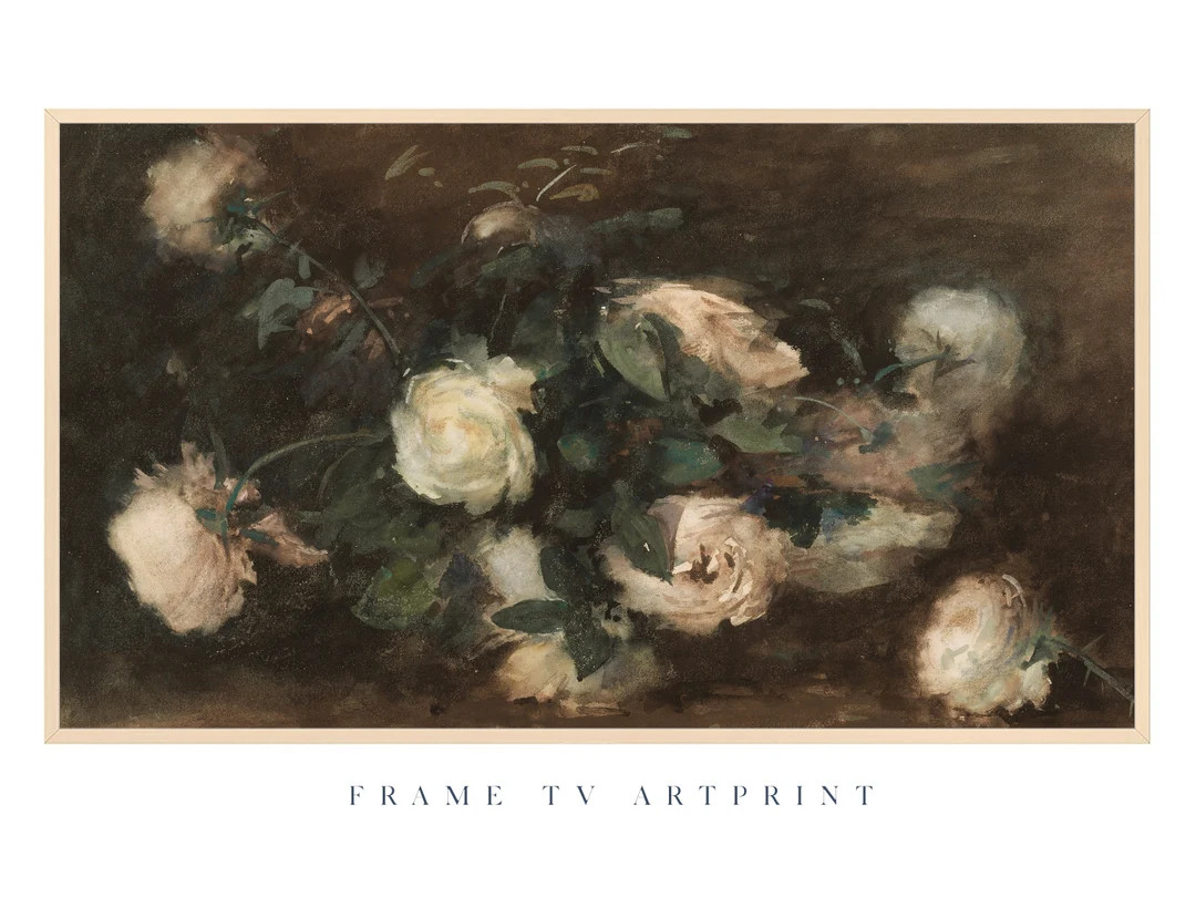 Samsung Frame TV Art, artist Florals 5 Earthy Muted Florals Valentines Day Spring Love Neutral Fa... | Etsy (US)
