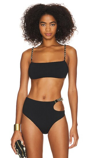 Lady's Slipper Bikini Top in Black | Revolve Clothing (Global)