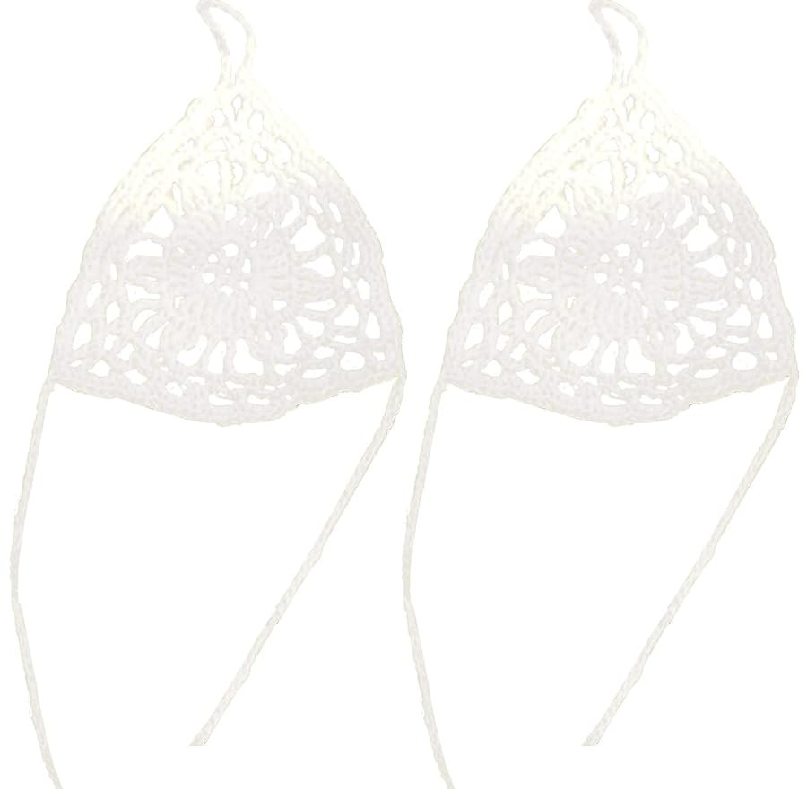 LGEGE 2 pcs Crochet Barefoot Sandals,Anklet, Bridesmaid Accessory, Yoga Shoes, Foot Jewelry, Beac... | Amazon (US)