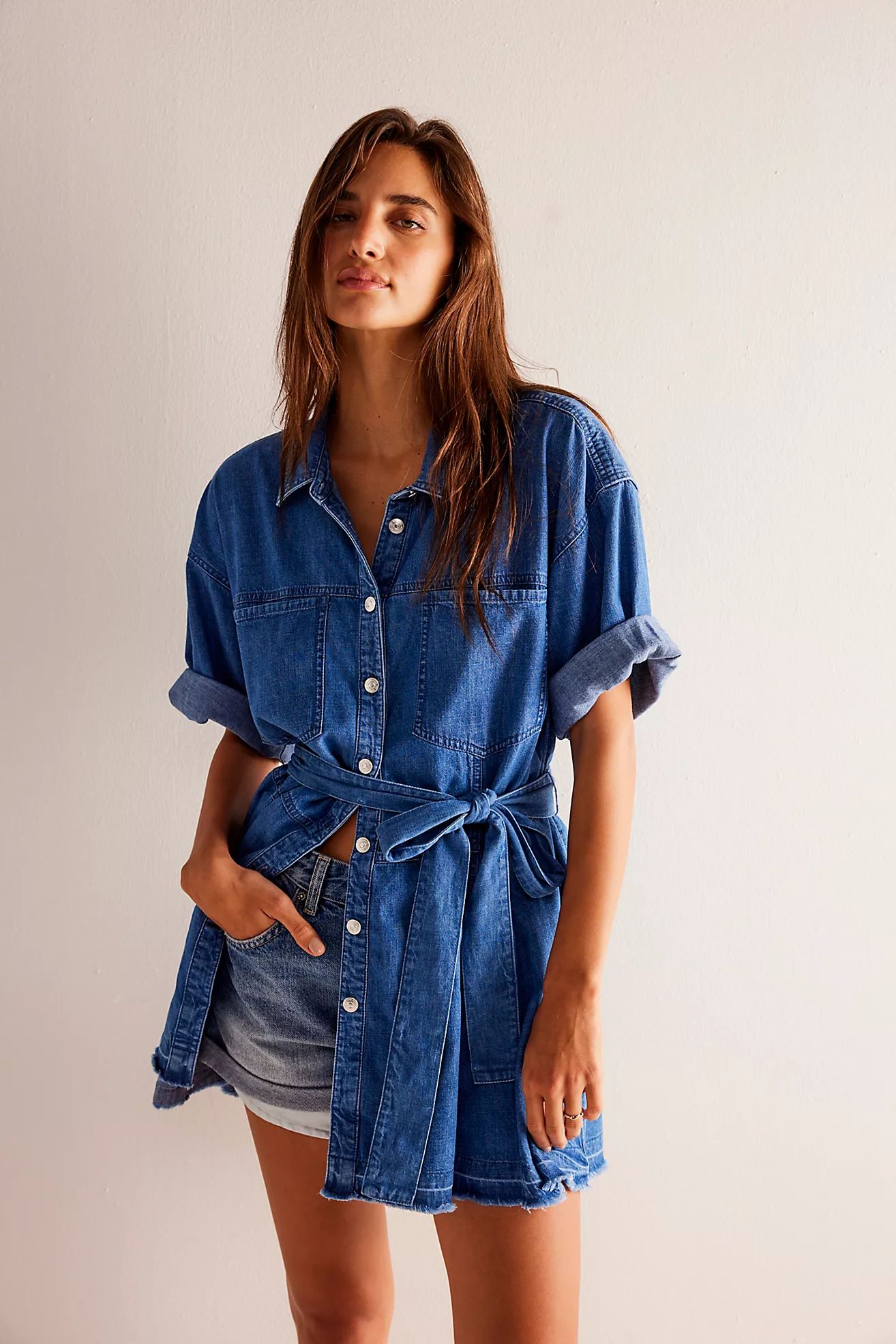 We The Free Jenny Denim Tunic | Free People (Global - UK&FR Excluded)