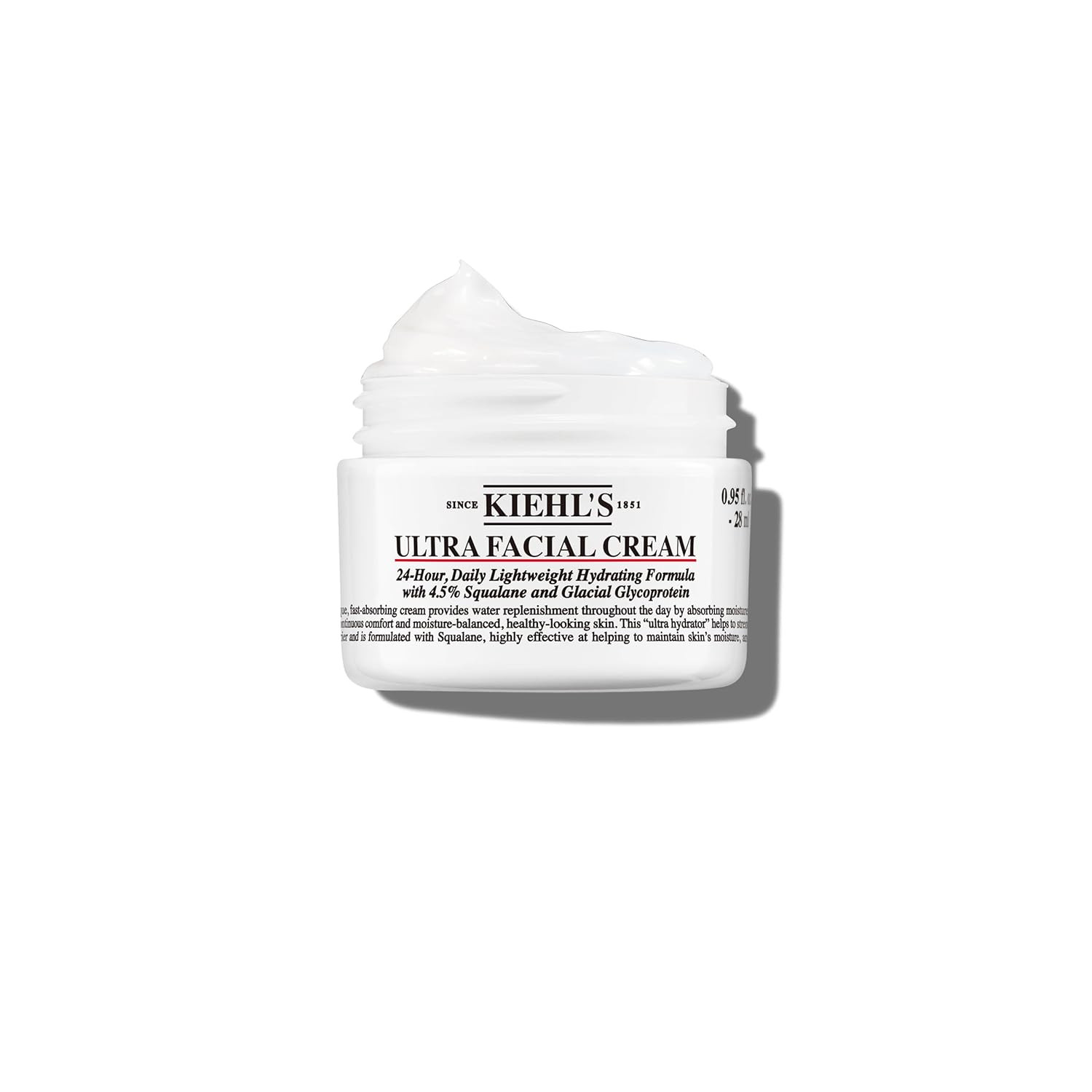 Kiehl's Ultra Facial Cream, with 4.5% Squalane to Strengthen Skin's Moisture Barrier, Skin Feels ... | Amazon (US)