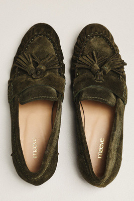 Tassel Suede Loafers | Anthropologie (US)