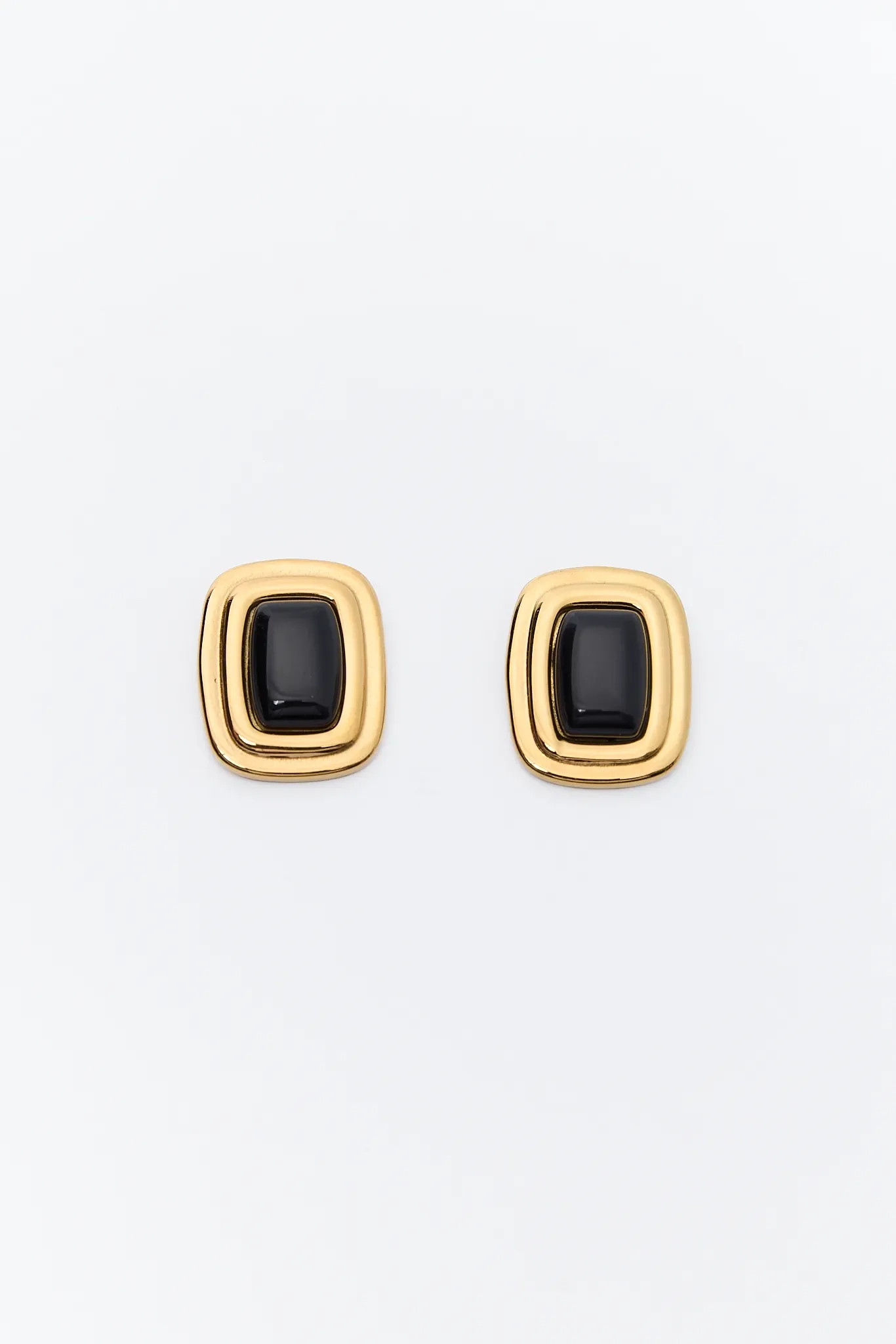 Petra Gold Stud Earrings | Avara