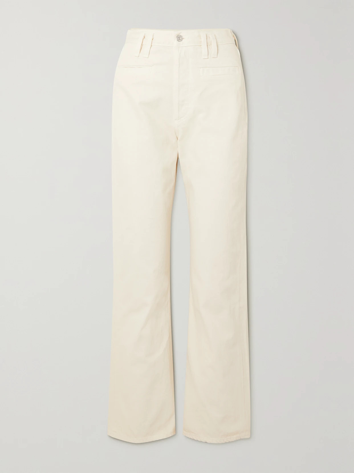 Citizens of Humanity - Gaucho High-rise Wide-leg Jeans - Cream | NET-A-PORTER (US)