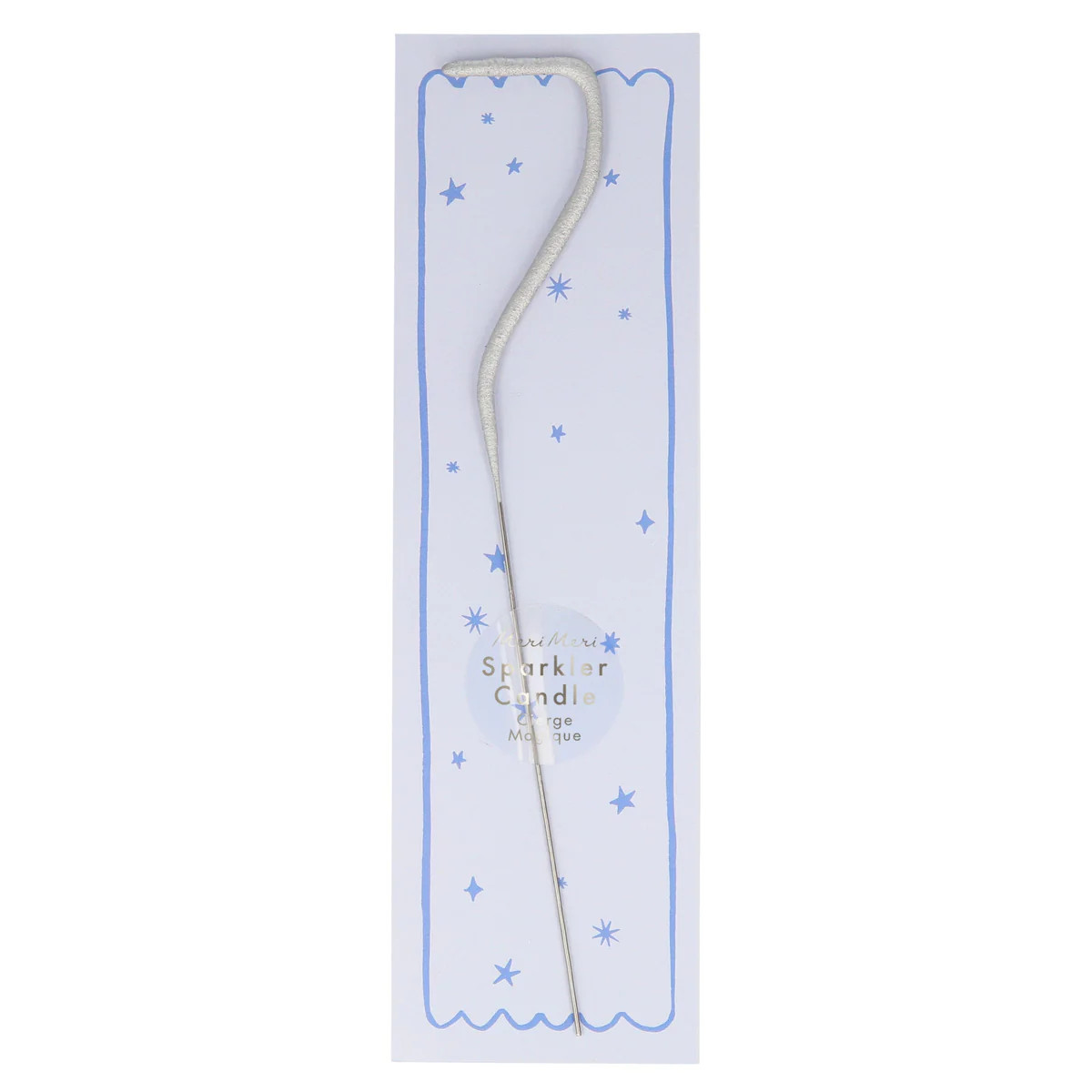 Silver Sparkler Numbers 0 to 9 Candles | Meri Meri