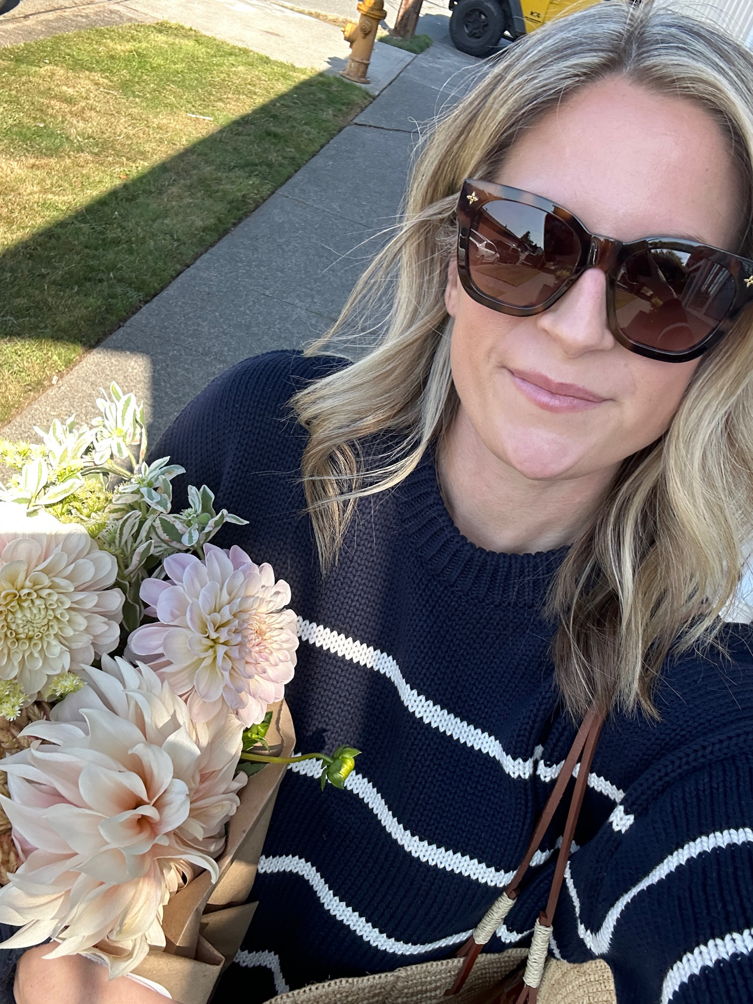 My favorite stripe sweater from Quince is back in stock! Such a great price point and so similar to my JK sweater. I have a size small in the navy. 

#LTKstyletip #LTKfindsunder50