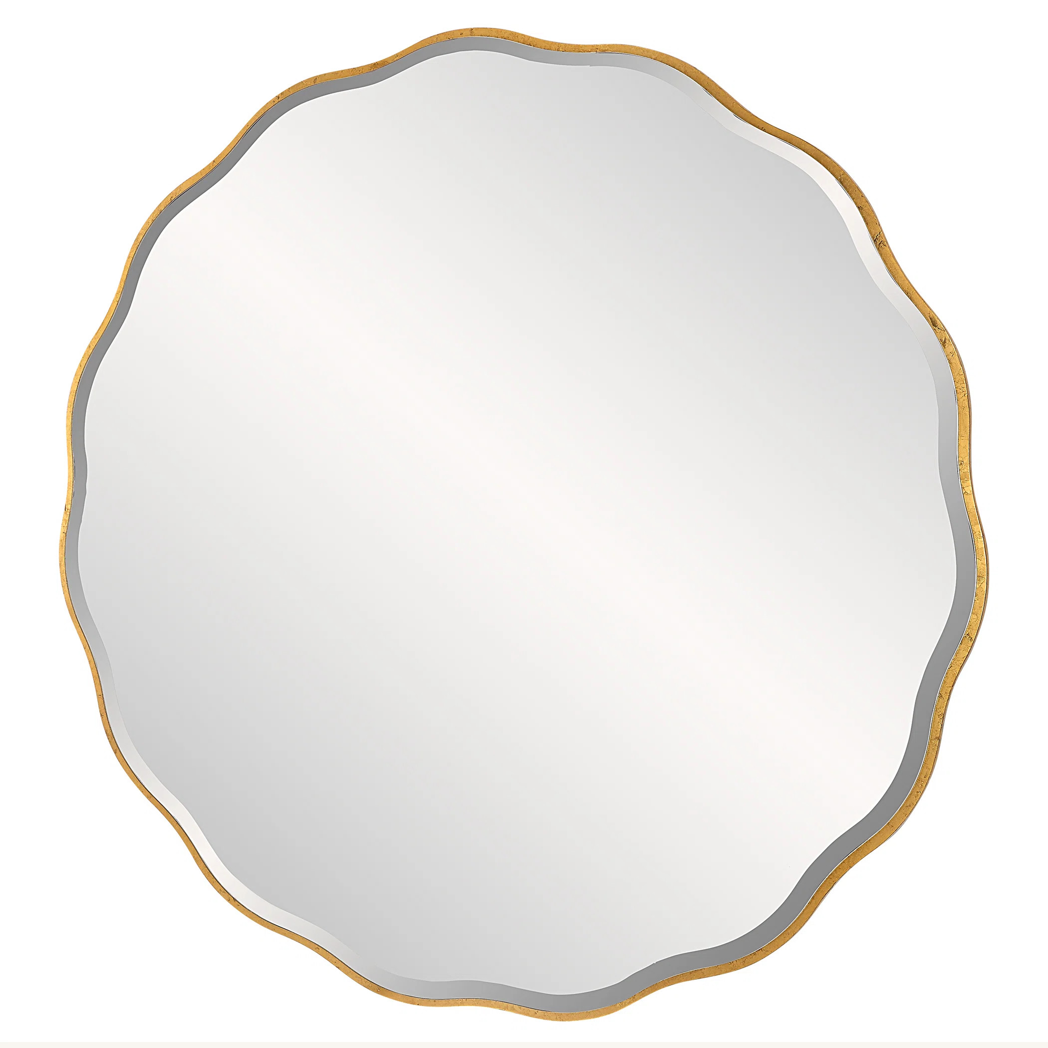 Aneta Wood Round Wall Mirror | Wayfair North America