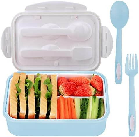 Bento Box for Kids,47 OZ Leak-proof Bento Box, Adult Lunch Box BPA free,Dishwasher and Microwave ... | Amazon (US)