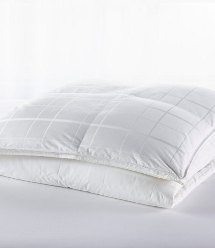 Sateen White Goose Down Comforter, Warm | L.L. Bean