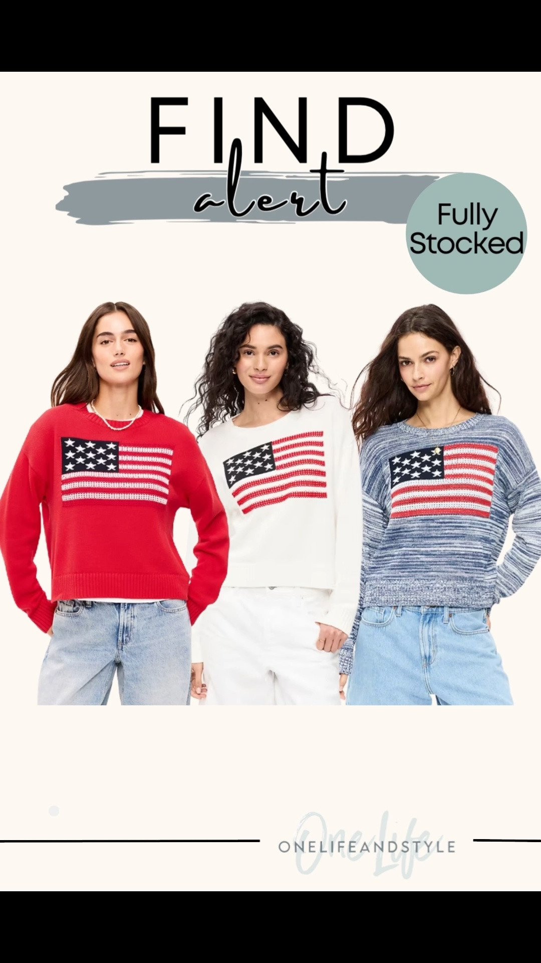 Flag sweaters - just dropped and fully stocked!