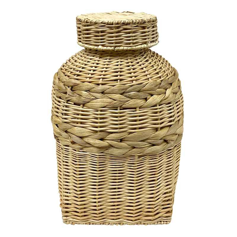 Rattan Jar, 13" | At Home